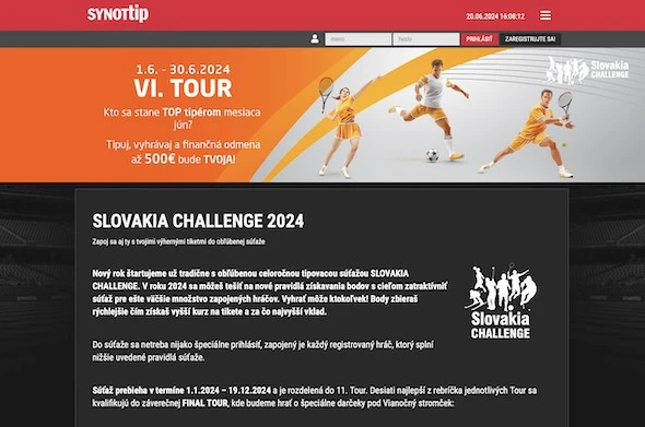 Ako sa zúčastniť Synottip Slovakia Challenge
