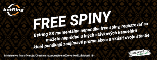 Betring momentálne neponuká free spiny