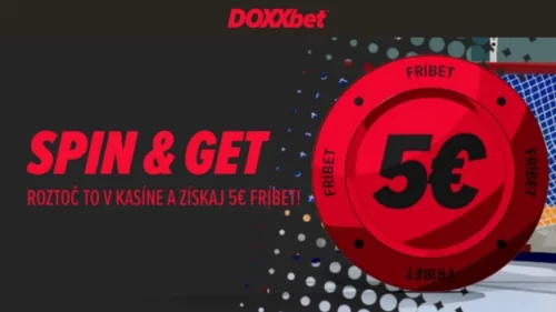 Doxxbet Spin & Get – získajte fríbet 5€ každý deň