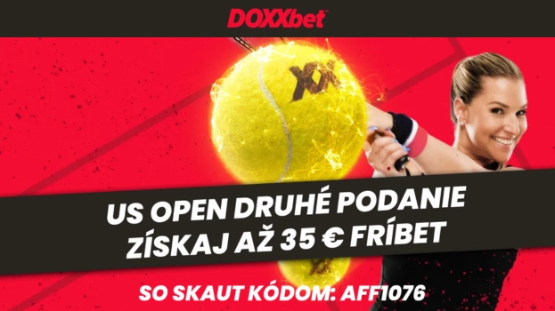 Doxxbet US Open Druhe podanie logo