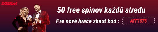 Doxxbet free spiny v stredu