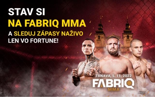 Fabriq MMA live stream - kde sledovať živý prenos