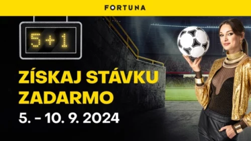 Fortuna stávka zadarmo – stav si 5x s betubuilderom a získaj 10 €