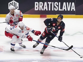 Hokejová Liga majstrov - posledná šanca Slovana Bratislava získať aspoň jeden bod