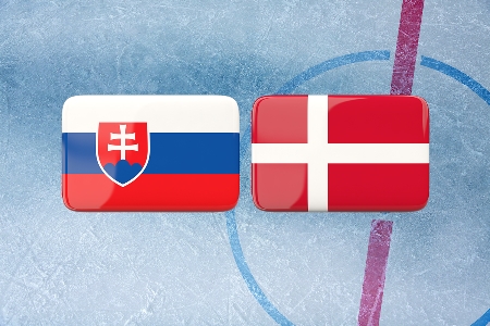 MS v hokeji 2022 - Slovensko - Dánsko