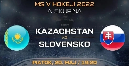 MS v hokeji 2022 - Kazachstán vs Slovensko