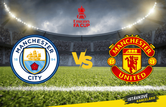 Manchester City - Manchester United: FA Cup finále preview a tip na výsledok