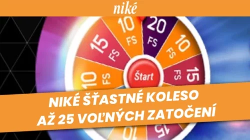 Niké šťastné koleso – vyhrajte 25 voľných zatočení