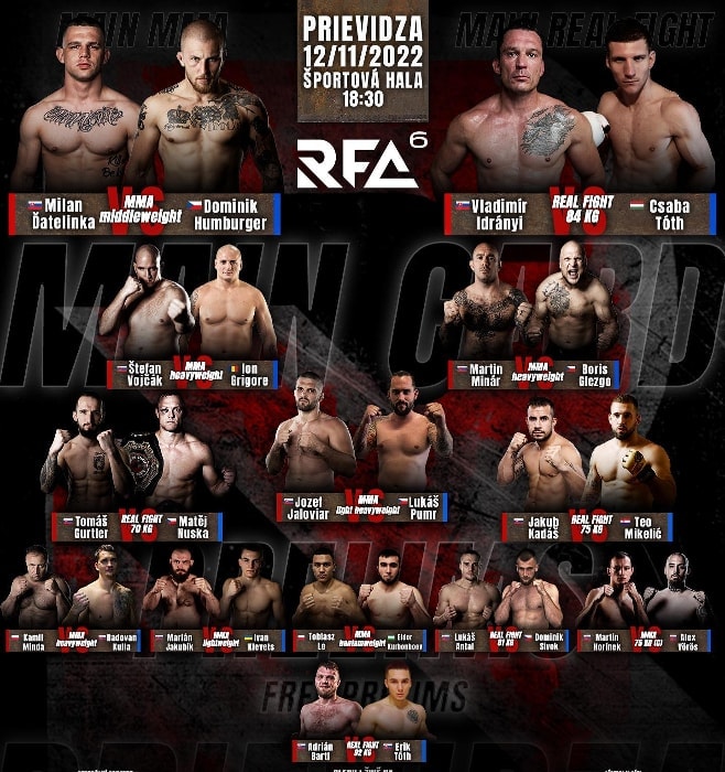 RFA 6 MMA živý prenos