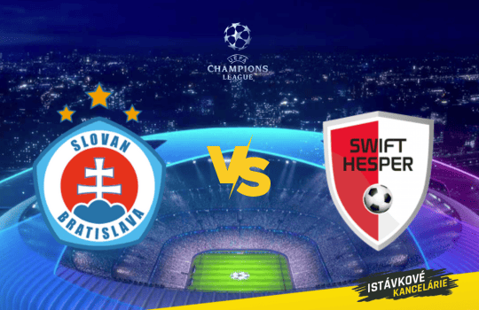 Slovan Bratislava - Swift Hesperange: Liga majstrov kvalifikácia