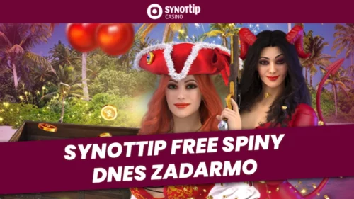 Synottip free spiny dnes – využite voľné zatočenia zadarmo