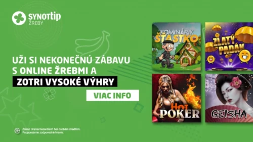 Synottip žreby – hrajte až o 100.000€