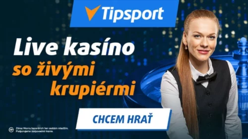 Ruleta alebo blackjack so živým krupiérom. Tipsport odštartoval Live Kasíno