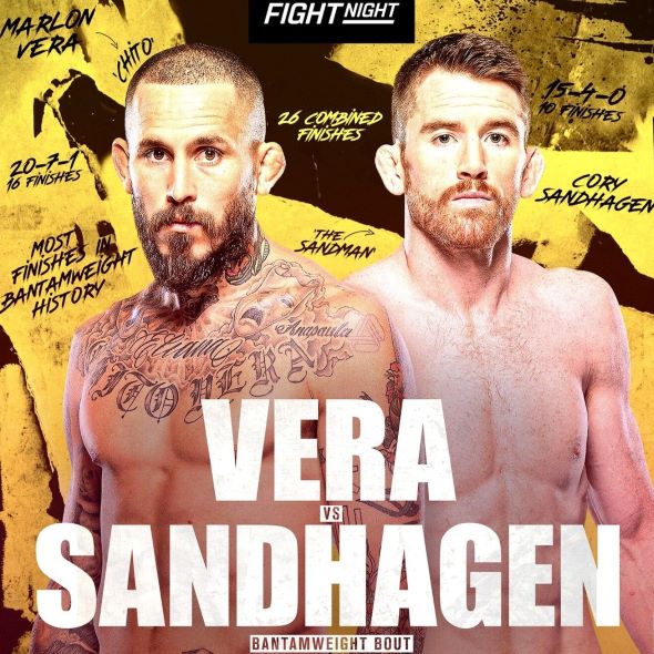 UFC - Vera vs Sandhagen