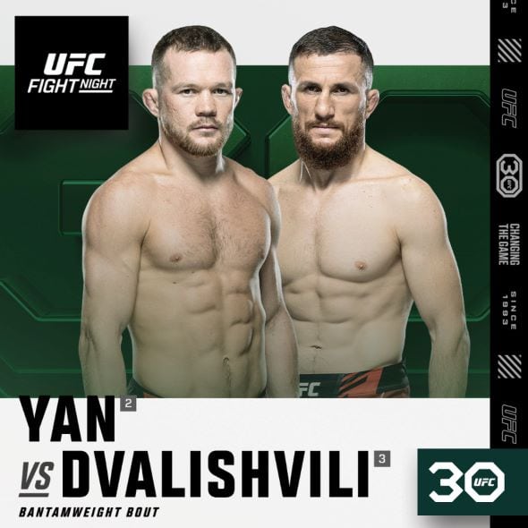 UFC - Yan vs Dvalishvili