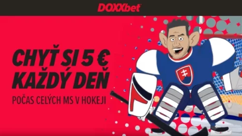 Doxxbet 5€ na každý deň počas MS v hokeji