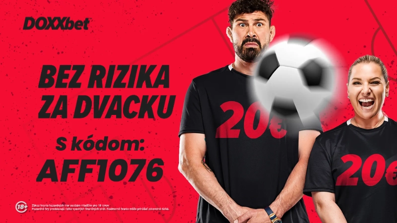 DOXXbet stávka bez rizika za 20 €