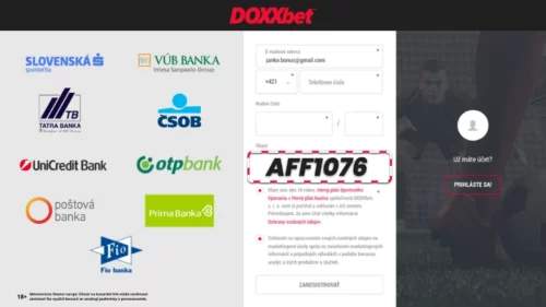 Doxxbet registrácia – Návod ako vytvoriť a overiť účet