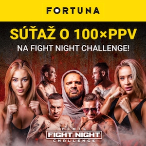 Fight Night Challenge promo akcia logo