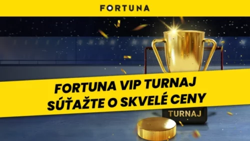 Fortuna VIP turnaj – súťažte o 35.000€ + VIP lístky MS v hokeji