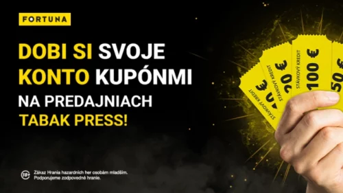 Fortuna kupón – dostupný cez SMS a na predajných miestach