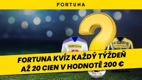 Fortuna kvíz – každý týždeň až 20 cien za 200€