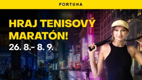 Fortuna tenisový maratón – vyhrajte ceny v hodnote 10.000€