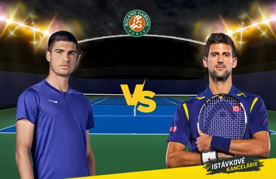 Carlos Alcaraz - Novak Djokovic: Roland Garros semifinále