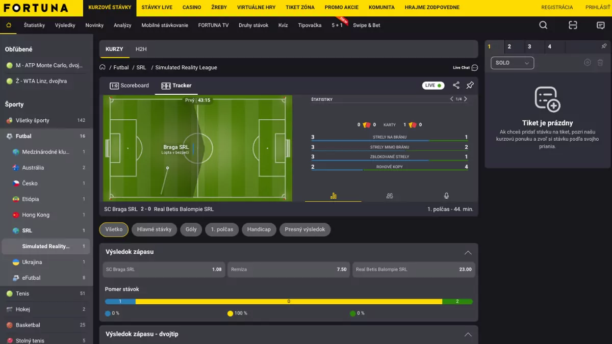 Návod na sledovanie Fortuna TV