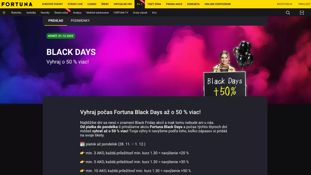 Fortuna Black Friday
