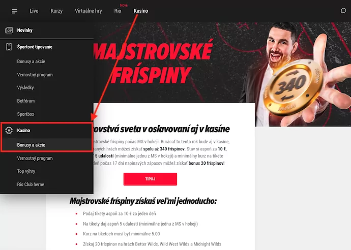 Kde nájdem majstrovské fríspiny Doxxbet