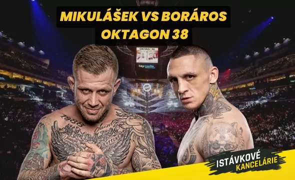 Oktagon 38: Boráros vs Mikulášek kurzy a livestream