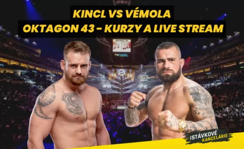 Kincl vs Vémola – Oktagon 43 kurzy a live stream