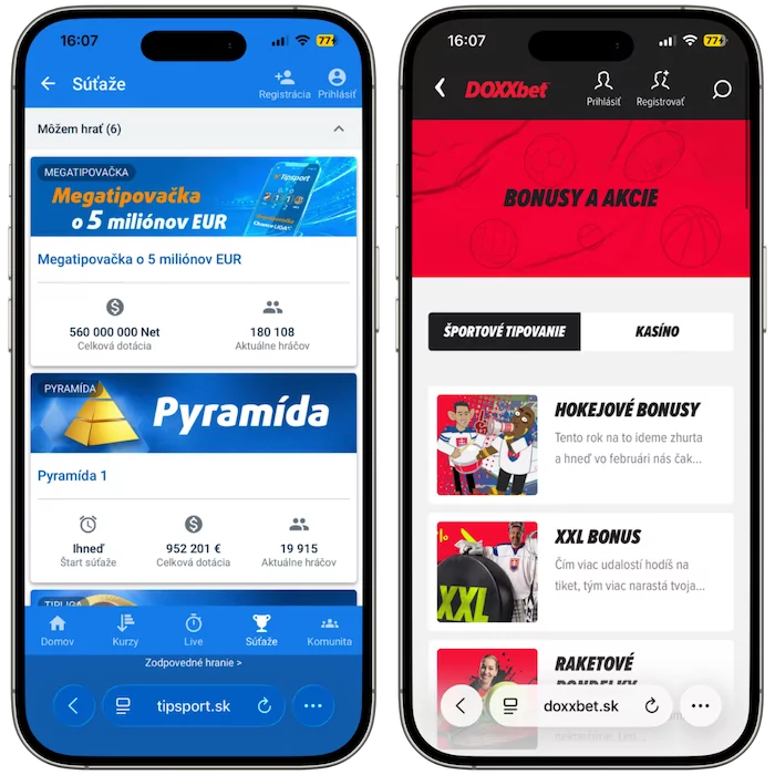 Promo akcie Tipsport vs DOXXbet