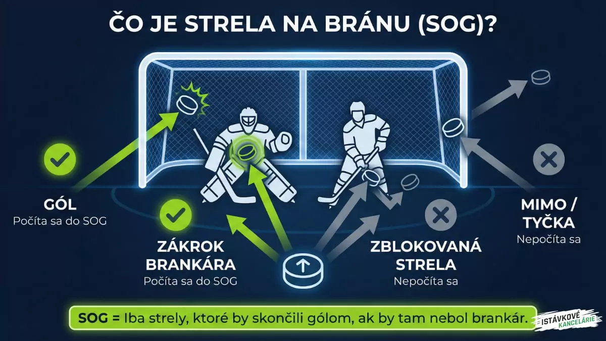 Strely na bránu v hokeji