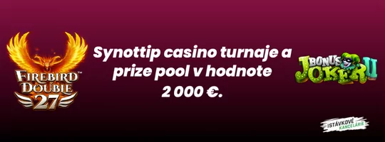 Synottip casino turnaje