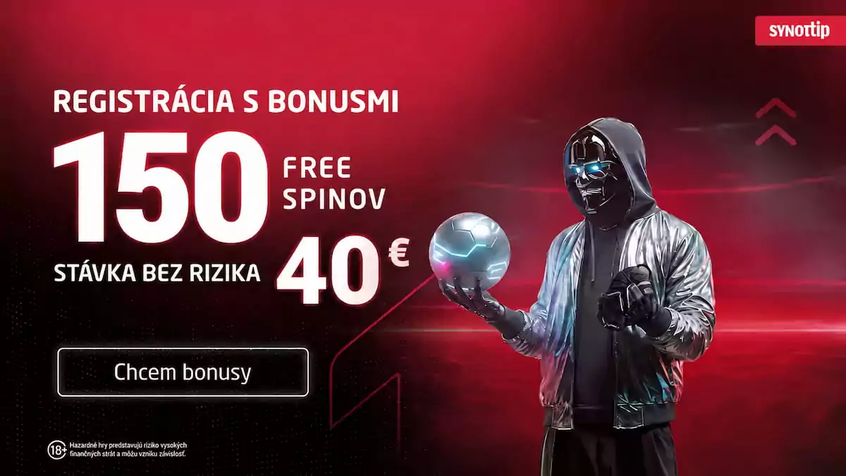 Synottip uvítací bonus 150 zatočení zadarmo