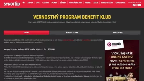 Synottip vernostný program: Ako funguje Benefit klub a ako získať Benefit body