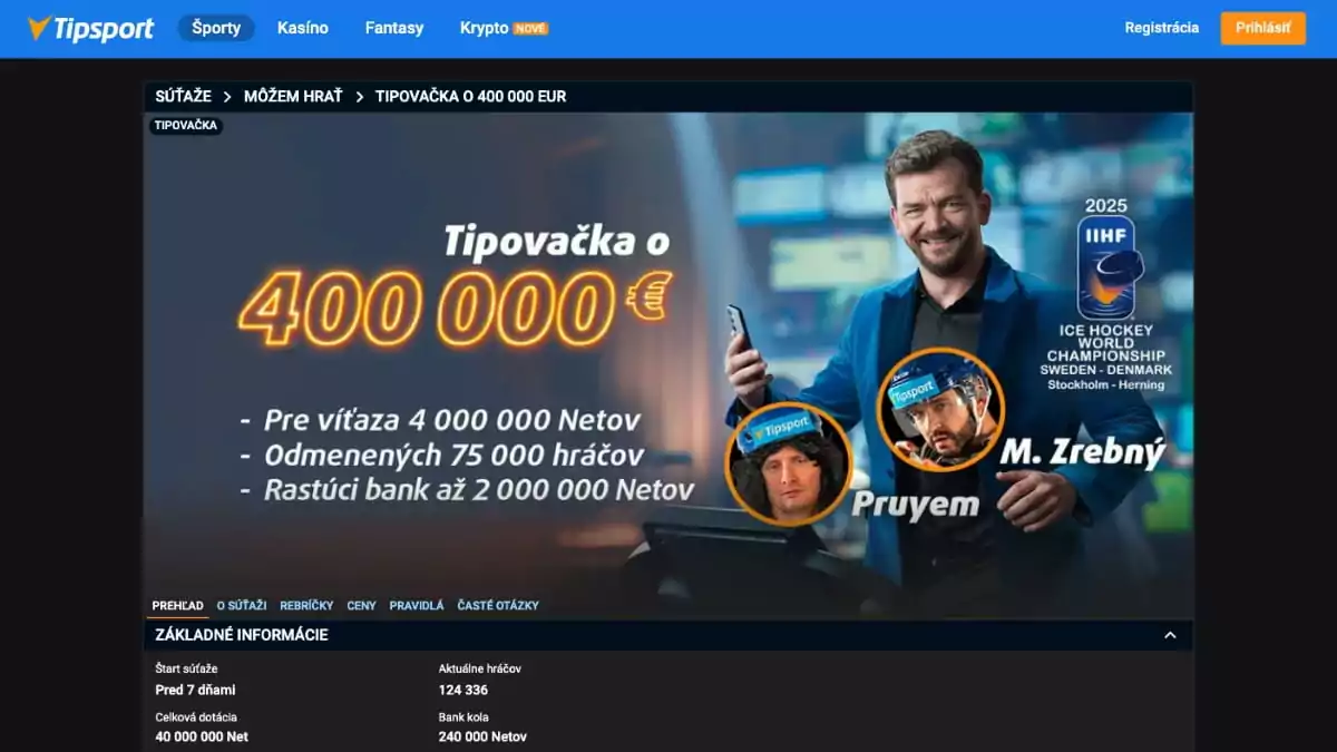Tipsport tipovačka