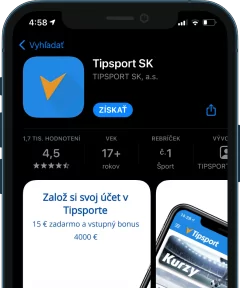 Tipsport aplikácia Apple iOS krok 3