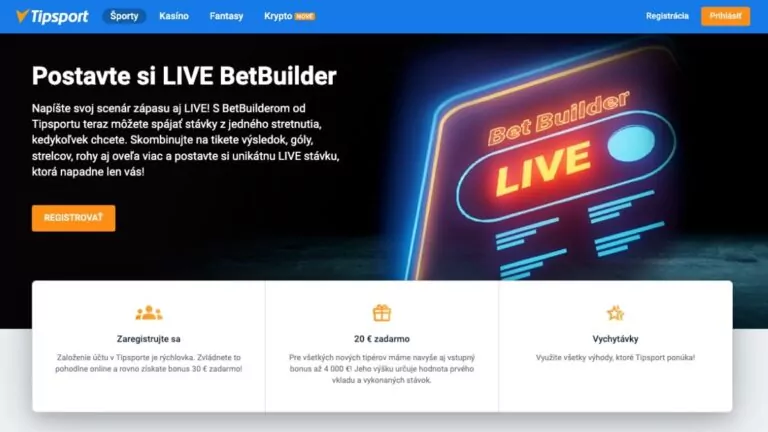 Tipsport betbuilder