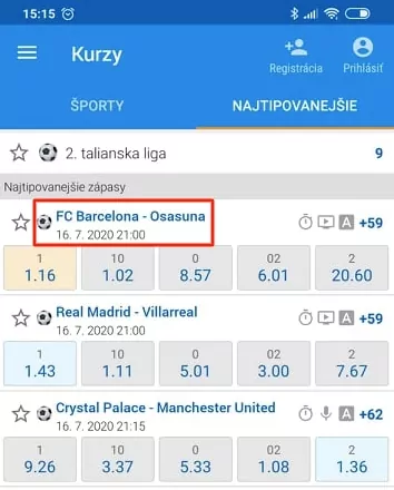 Tipsport podanie tiketu ďalší krok