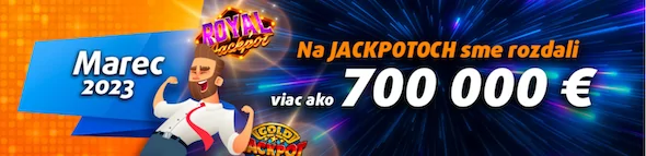 Tipsport vypláca najviac na casino jackpotoch