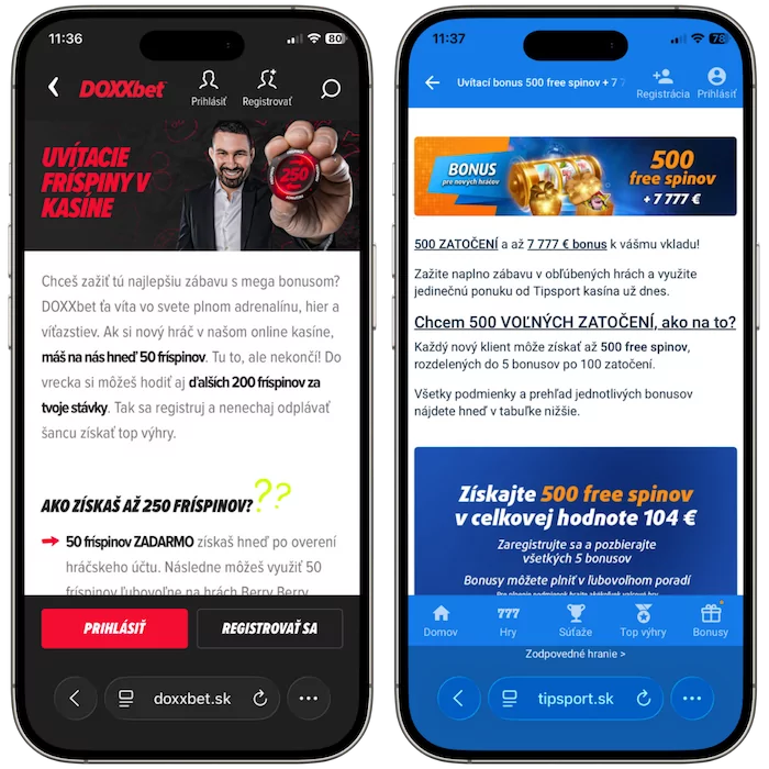 Typy bonusov bez vkladu