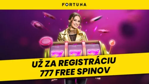 Fortuna free spiny – 777 voľných zatočení pre každého