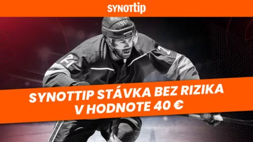 Synottip stávka bez rizika: Tipujte bez obáv za 40 €