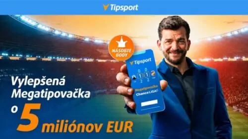 Tipsport Megatipovačka k Chance lige o 5 miliónov EUR