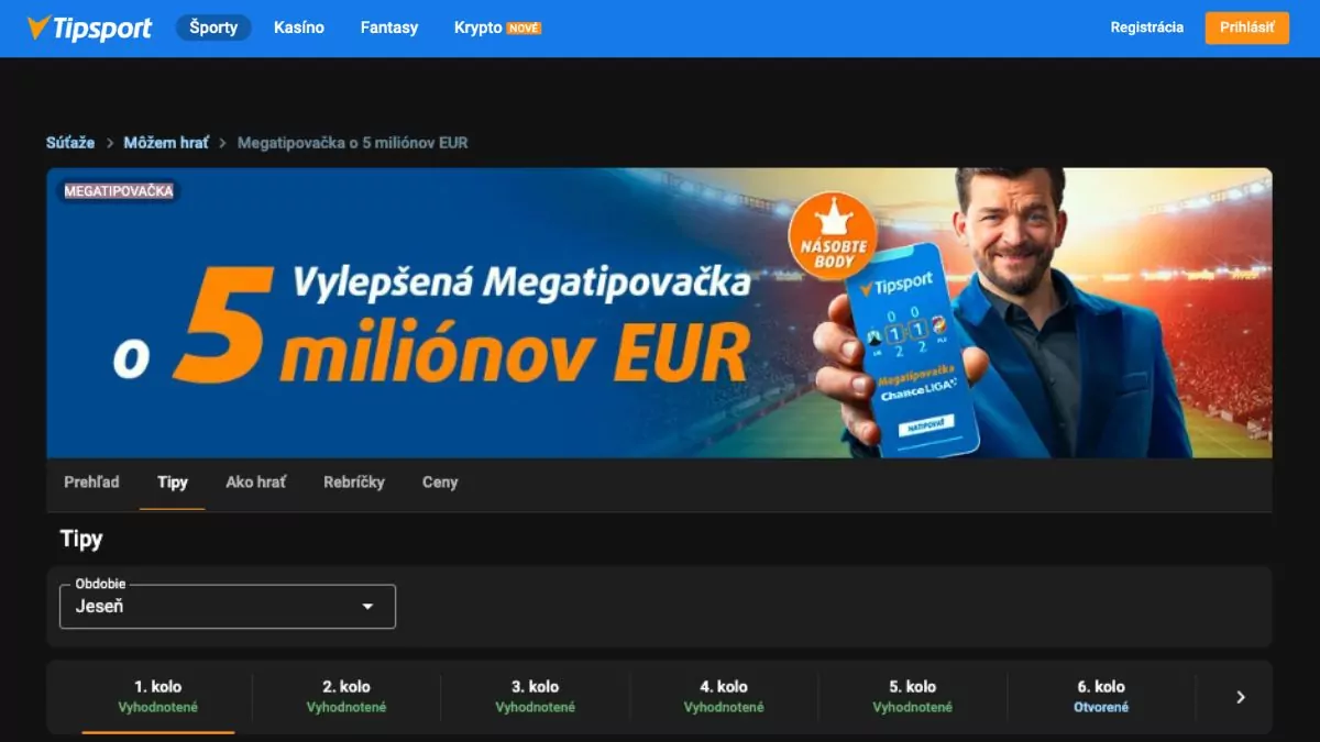 Tipsport megatipovačka