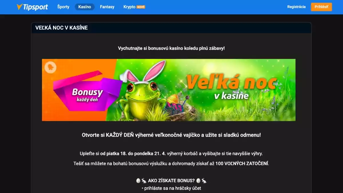 Tipsport Veľká noc